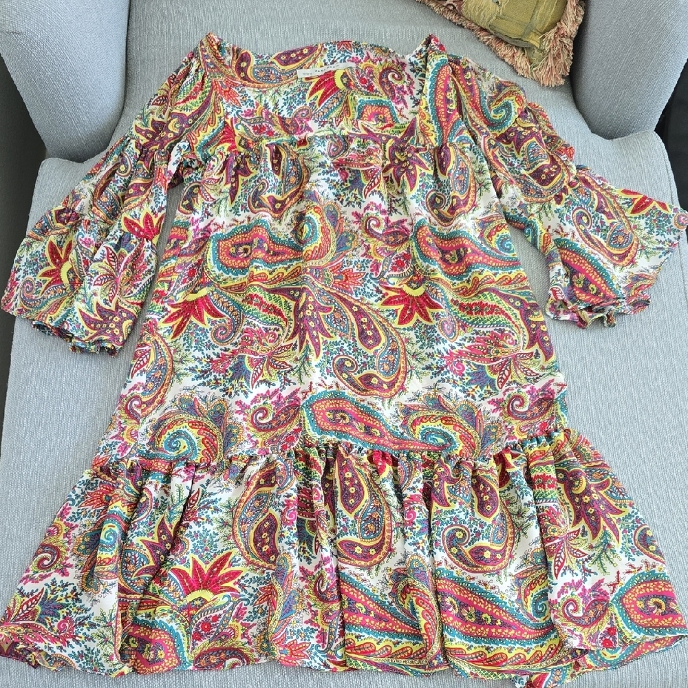 Zara oversized Patterned Dress fits like small